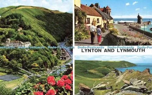 R582715 Lynton and Lynmouth John Hinde Multi View
