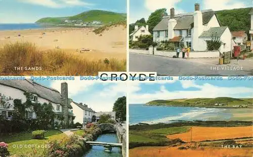 R580499 Croyde Old Cottages The Bay The Sands J Salmon Cameracolour Multi View