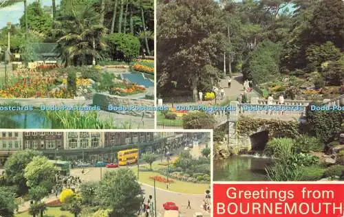 R578356 Grüße aus Bournemouth Garden und River Bourne The Square E T W Denn