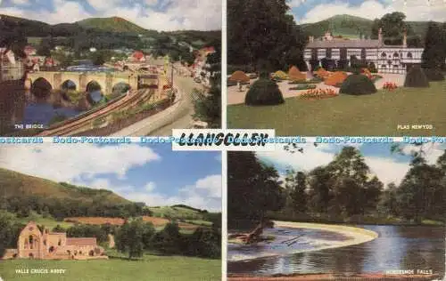 R580506 Llangollen The Bridge Plas Newydd Valle Crucis Abbey J Salmon Cameracolo