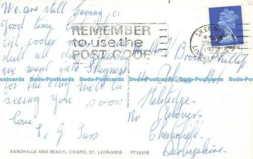 R582752 Chapel St Leonards Sandhills and Beach 1973