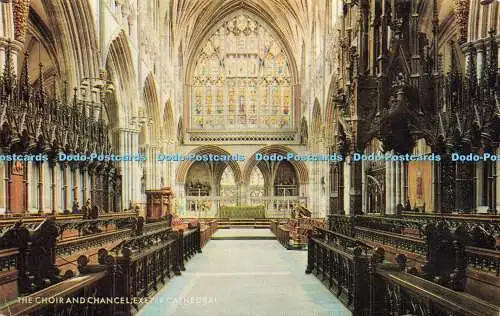 R580527 Exeter Cathedral The Choir and Chancel J Salmon Cameracolour 1986