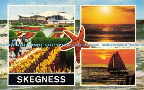 R578399 Skegness Coastal Cards Multi View 1969