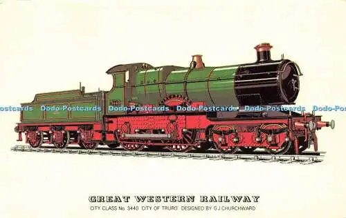 R577639 Great Western Railway City Class No 3440 City of Truro G C Churchward No