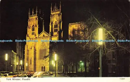 R582797 Floodlit York Minster E T W Dennis Photocolour