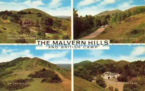 R580575 The Malvern Hills and British Camp Jubilee Drive On the Hills From Briti