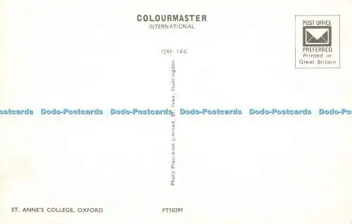 R577678 St Annes College Oxford Colourmaster International Precision