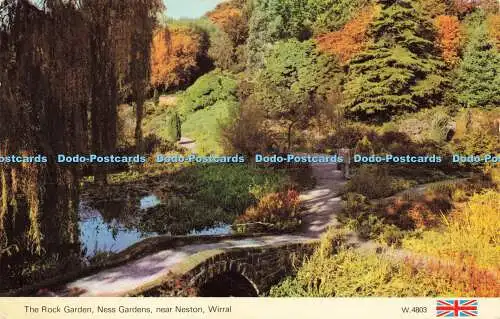 R578449 Wirral Ness Gardens Near Neston The Rock Garden E T W Dennis Photocolour