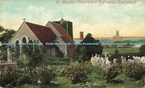 R584508 Canterbury St Martin Church and Cathedral Valentines Serie 1913