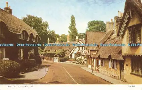 R578456 I W Shanklin Old Village Nigh Jarrold Cotman Farbe