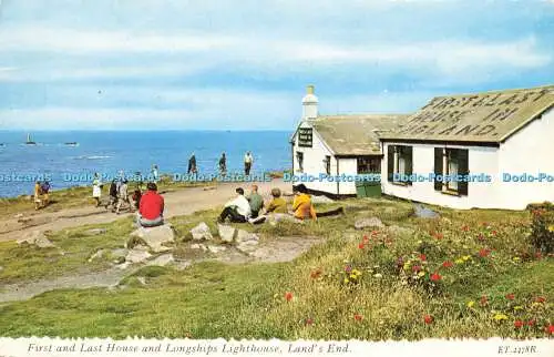 R578468 Land End First and Last House and Longships Lighthouse Valentine