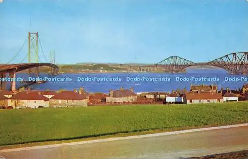 R577706 O 108 Forth Road and Rail Bridges M and L National Series 1966