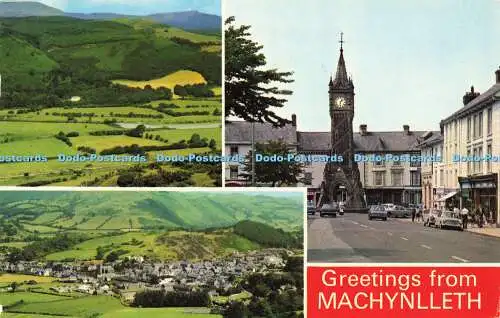 R584529 Grüße von Machynlleth Dovey Valley Machynlleth E T W Dennis Photoco