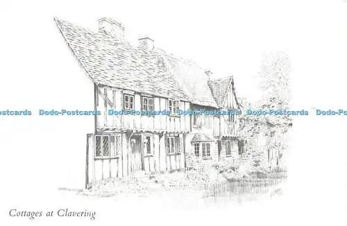 R582860 Cottages at Clavering R V Brown