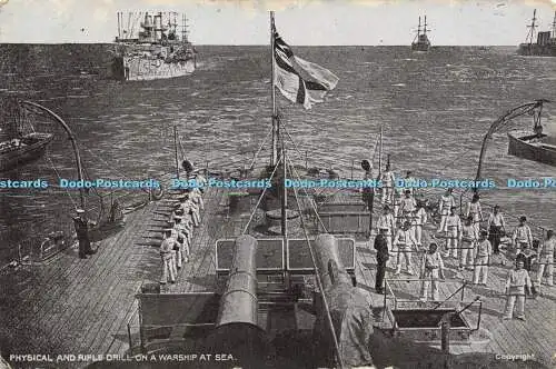 R584539 Physical and Rifle Drill on a Warship at Sea G D and D Star Series