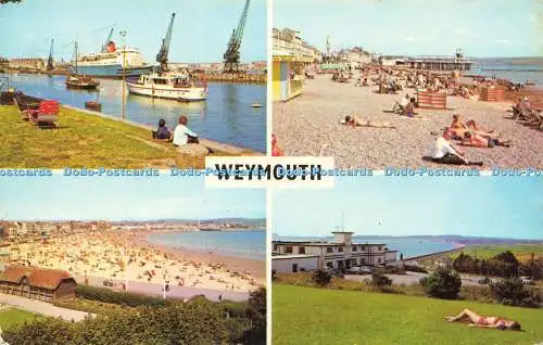 R578492 Weymouth The Harbour The Beach The Bay von Overcombe The Beach and Prom