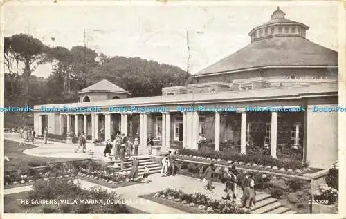 R584546 I o M Douglas Villa Marina The Gardens Valentine Carbotone 1937