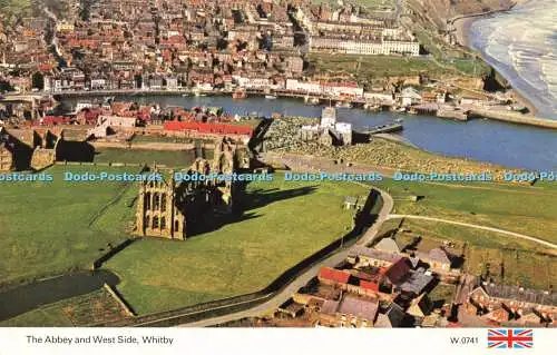 R578509 Whitby The Abbey and West Side E T W Dennis Photocolour