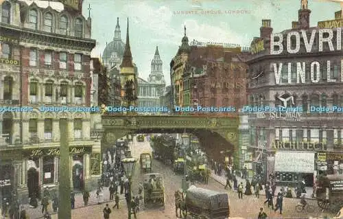 R584563 London Ludgate Circus 1906