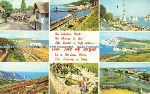 R584571 The Isle of Wight Shanklin Old Village Ventnor Cowes Sandown W J Nigh Ja