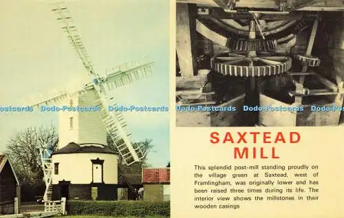 R578538 Saxtead Mill F W Pawsey Eine künstlerische Karte