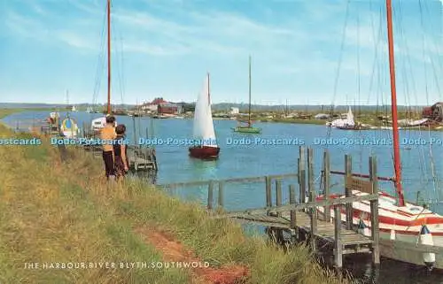 R578543 Southwold River Blyth The Harbour J Salmon Cameracolour