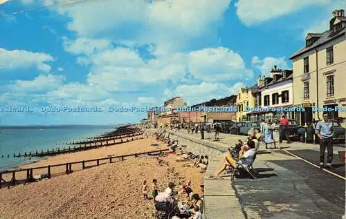 R578569 Folkestone Sandgate Beach C G Williams Plastichrome D Fuller 1967