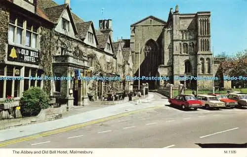 R578588 Malmesbury The Abbey and Old Bell Hotel E T W Dennis Photocolour