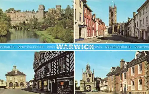 R582990 Warwick Castle and River Avon The Museum Eastgate and Landor House E T W