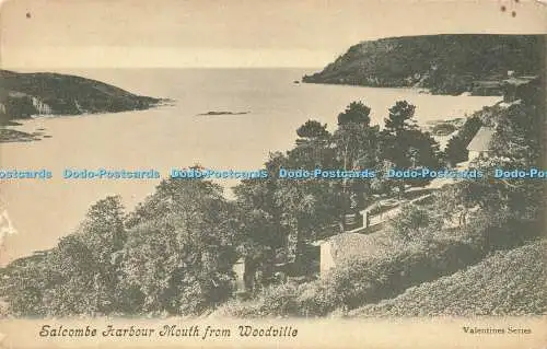R583017 Salcombe Harbour Mouth aus der Woodville Valentines Serie