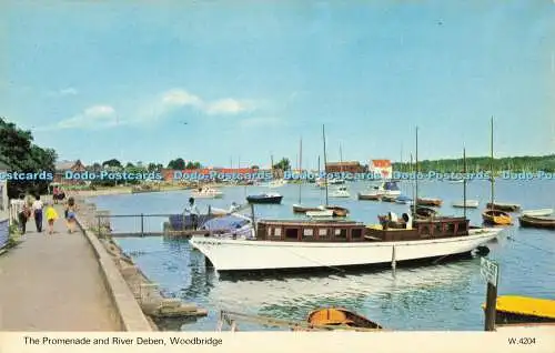 R578639 Woodbridge The Promenade and River Deben E T W Dennis Photocolour