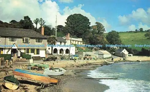 R578657 Falmouth Helford Passage Ferry Boat Inn Plastichrome Noel Habgood F R P