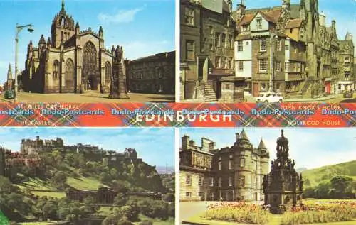 R580801 Edinburgh St Giles Cathedral The Castle Holyrood House Multi View