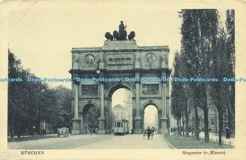 R584738 München Siegestor v Klenze J Velten