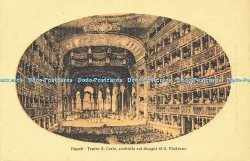 R583070 Napoli Teatro S Carlo costruito sui Disegni di G Medrano Trampetti e Mig