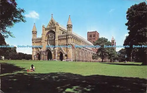 R580841 St Albans Abbey West Front