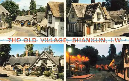 R580843 I W Shanklin The Old Village The Crab Inn The Village at Night Pencil Co