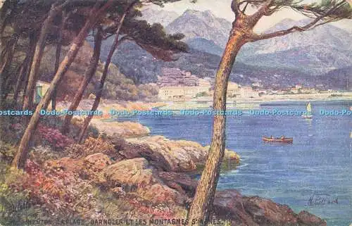 R583083 Menton la Plage Carnoles et les Montagnes St Agnes Tuck Oilette No 11