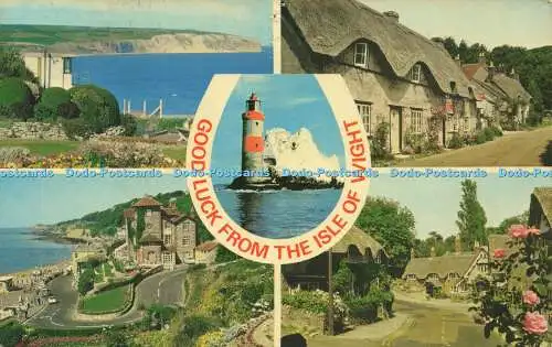 R580861 Viel Glück von der Isle of Wight I W Sandown Brighstone Ventnor Shanklin