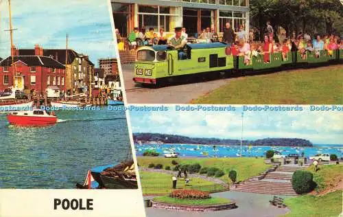 R578729 Poole The Quay Die Miniatureisenbahn Der Hafen von Sandbanks Foto Pr