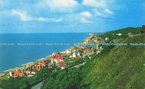 R577975 Sandgate and Huthe Bay from Folkestone D V Bennett 1974 Photo View