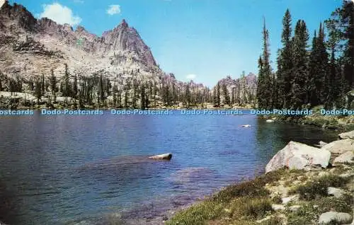 R580875 Baron Lake and Balance Rock Mt The Place to go is Idaho H W Stewart Ches