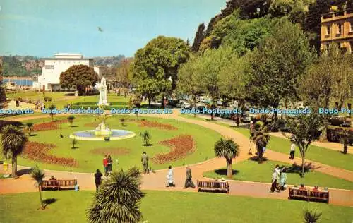 R578754 Torquay Princess Gardens and Theatre F E Widlake