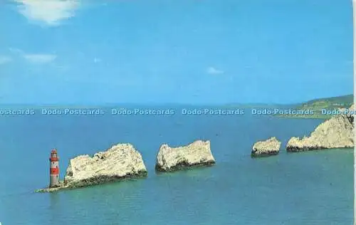 R578759 The Needles Rocks and Lighthouse from the Air W J Nigh Jarrold