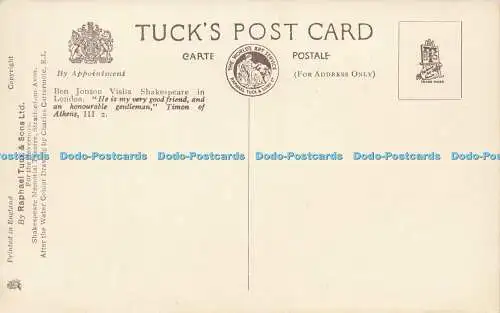 R583156 Ben Jonson besucht Shakespeare in London Tuck Charles Cattermole R I