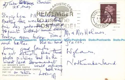 R578780 Historisches Suffolk Wolsey Gate Orford Castle Framlingham Castle F W Pawsey
