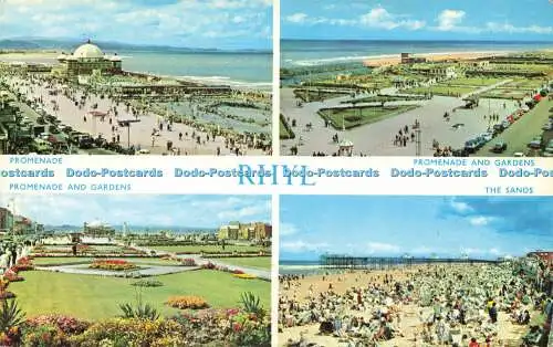 R578786 Rhyl Promenade The Sands Promenade and Gardens Multi View