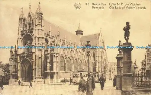 R584836 Brüssel Unsere Liebe Frau vom Sieg Kirche Grands Magasins de la Bourse Albert