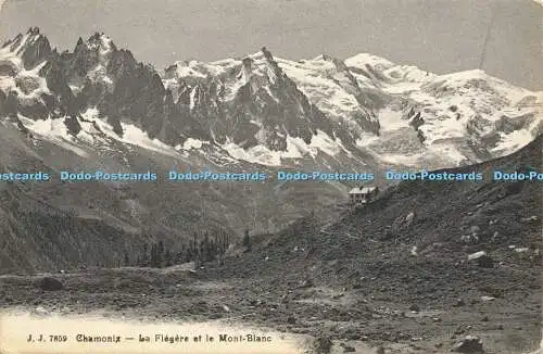 R584837 Chamonix La Flegere et le Mont Blanc Jullien Freres