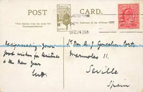 R583169 Newcastle on Tyne Central Station E T W D Dainty Series 1909